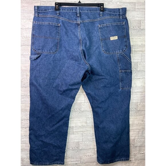 Wrangler Carpenter Jeans  Men's‎ Size 44x29 Denim Relaxed Fit Blue 94KMBDV - Picture 2 of 11